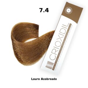 краситель SILK COLOR 7,4  средне-русый медный 100 мл.