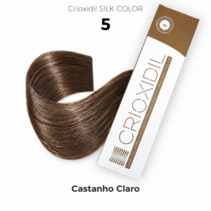 Профессиональный краситель Crioxidil SILK COLOR 5 светло-коричневый 100 мл.