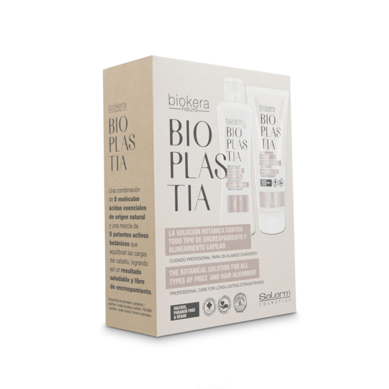 Набор для поддержания результата выпрямления Salerm Bioplastia Kit Mantenimiento (Шампунь 300 мл + Маска 200 мл)